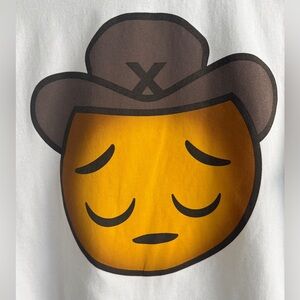 Lil Nas X “The Sad Cowboy” T-Shirt Mens Sz Medium White Long Sleeve Thread Shop